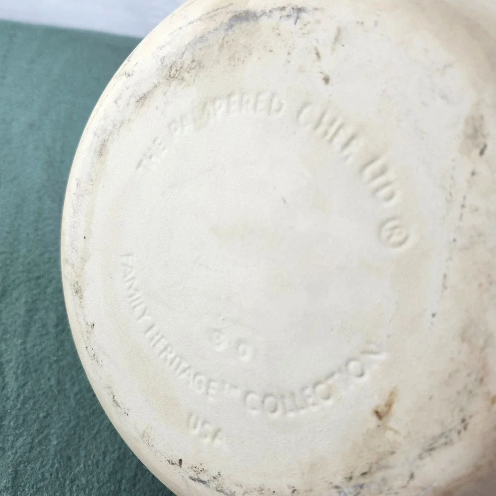 The Pampered Chef Stoneware Baking Bowl 1450 Family Heritage‎ Collection